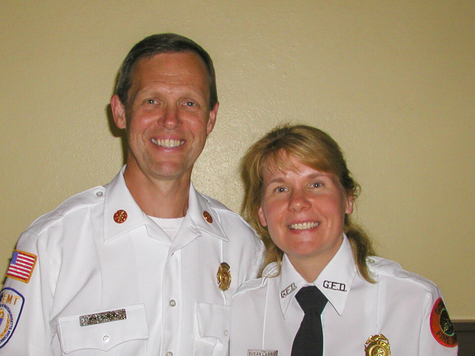 Chief Michael Gorski and Susan Labrie