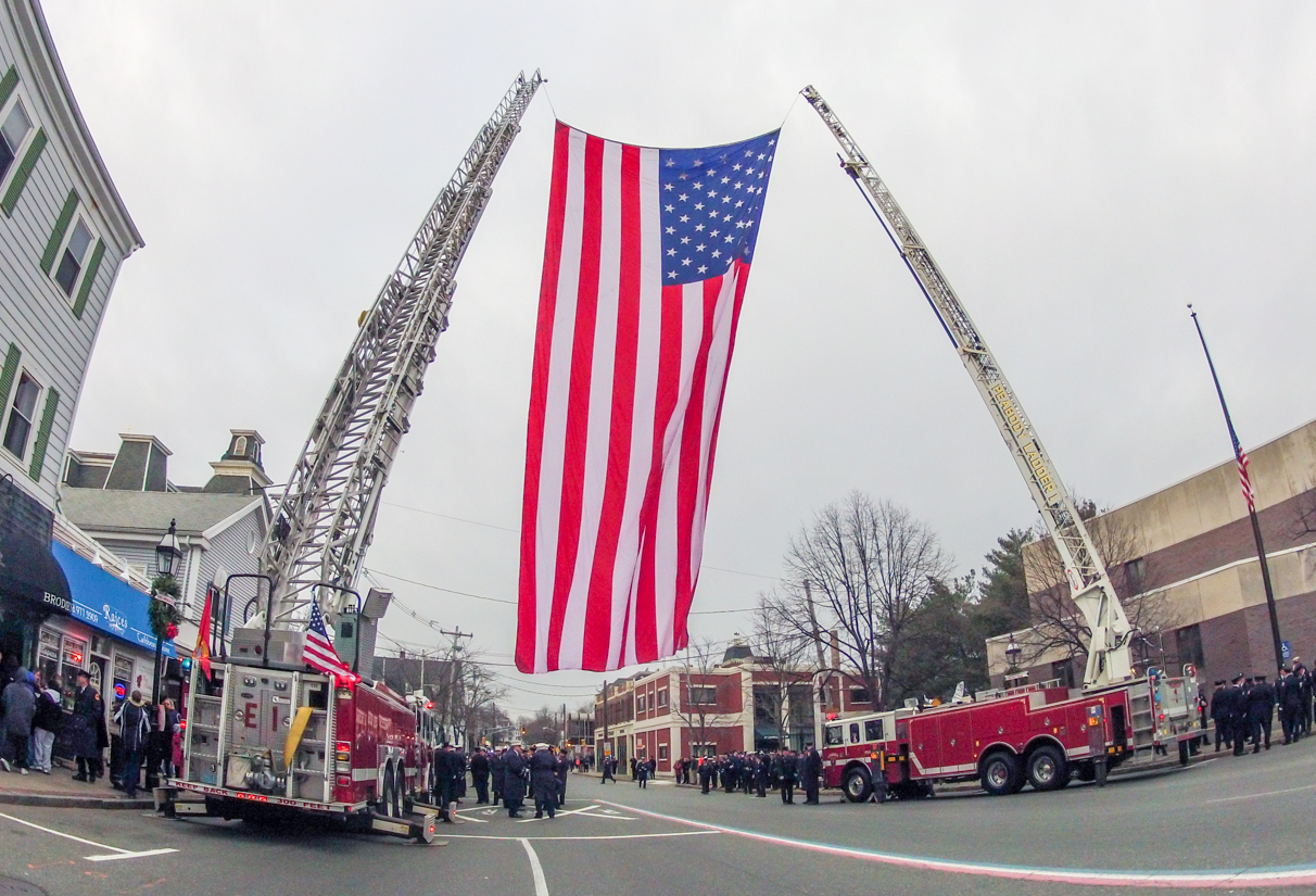 Funeral for Peabody MA Firefighter Jim Rice