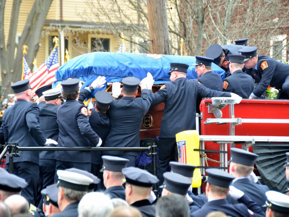Boston Fire Lt. Edward Walsh Funeral